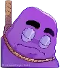 😵 Эмодзи «grimace dogechain» для Telegram