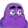 ☺️ Эмодзи «grimace dogechain» для Telegram