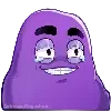 😂 Эмодзи «grimace dogechain» для Telegram