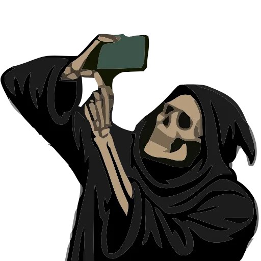 💀 Эмодзи «Grim Life» для Telegram