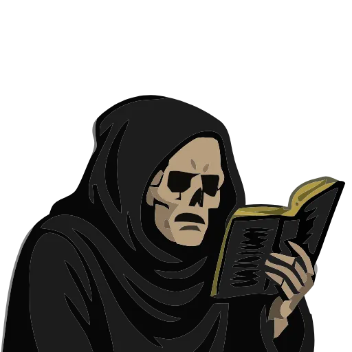 💀 Эмодзи «Grim Life» для Telegram
