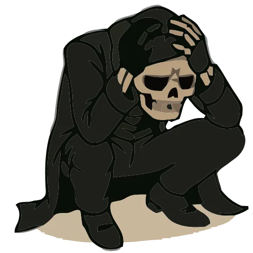 💀 Эмодзи «Grim Life» для Telegram