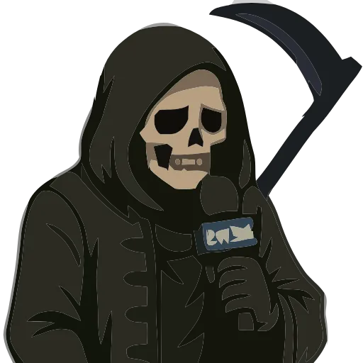 💀 Эмодзи «Grim Life» для Telegram