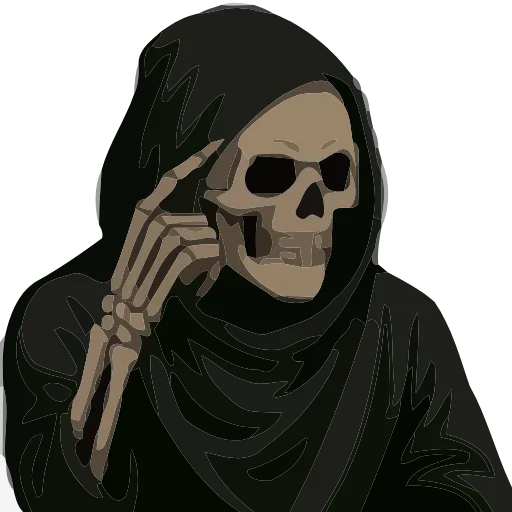 💀 Эмодзи «Grim Life» для Telegram