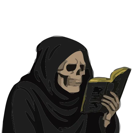 💀 Эмодзи «Grim Life» для Telegram