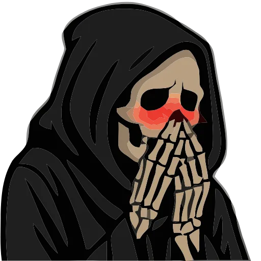 💀 Эмодзи «Grim Life» для Telegram