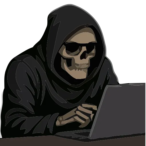 💀 Эмодзи «Grim Life» для Telegram