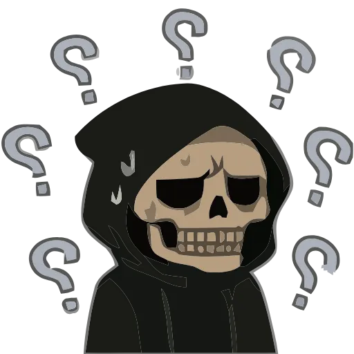 💀 Эмодзи «Grim Life» для Telegram