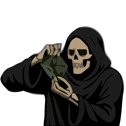 💀 Эмодзи «Grim Life» для Telegram