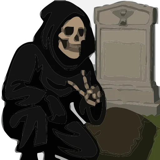 💀 Эмодзи «Grim Life» для Telegram