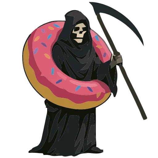 💀 Эмодзи «Grim Life» для Telegram