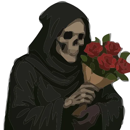 💀 Эмодзи «Grim Life» для Telegram