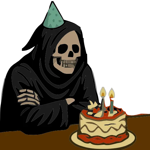💀 Эмодзи «Grim Life» для Telegram