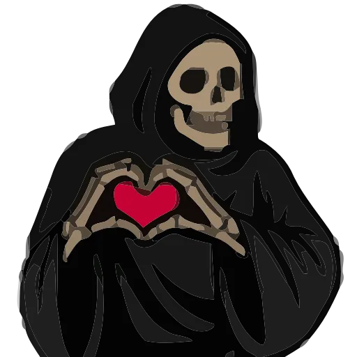 💀 Эмодзи «Grim Life» для Telegram