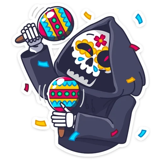 💃 Стикер «Смерть с косой» для Telegram