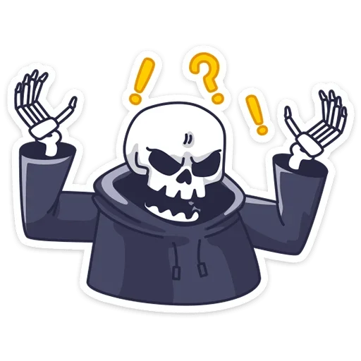 😡 Стикер «Смерть с косой» для Telegram
