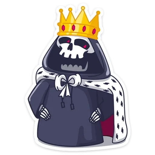 👸 Стикер «Смерть с косой» для Telegram