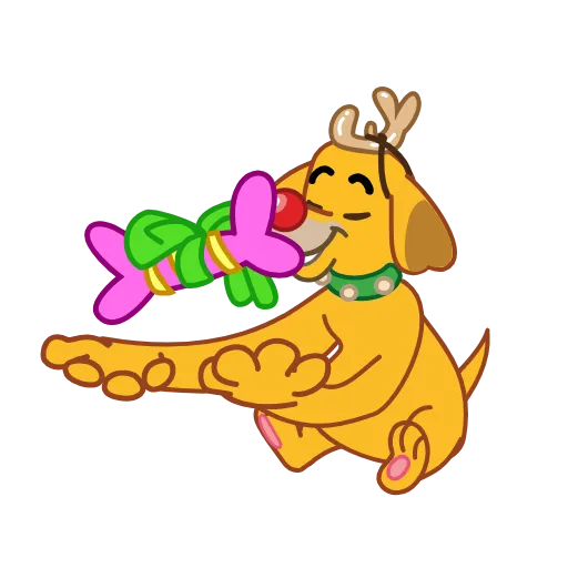 🎁 Стикер «Max the Grinchs dog» для Telegram