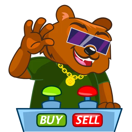 💸 Стикер «Grizzly Rocket» для Telegram
