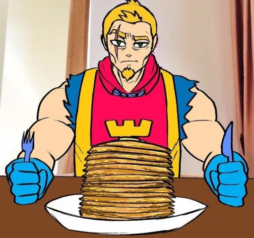 🥞 Стикер «Громик» для Telegram