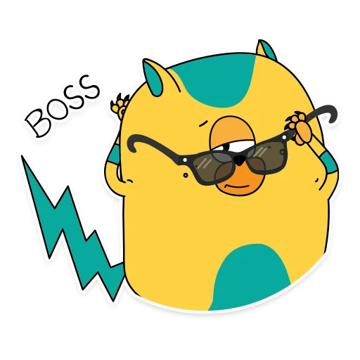 😎 Стикер «ThunderCat» для Telegram