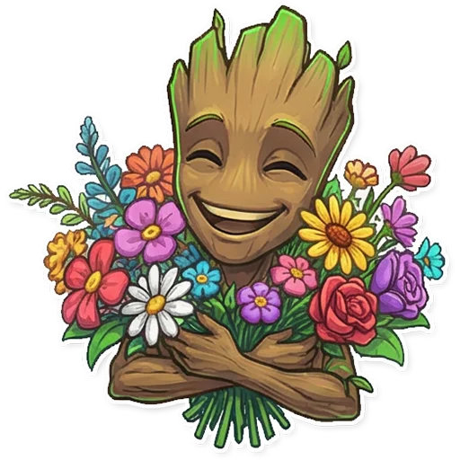 💐 Стикер «Groot» для Telegram