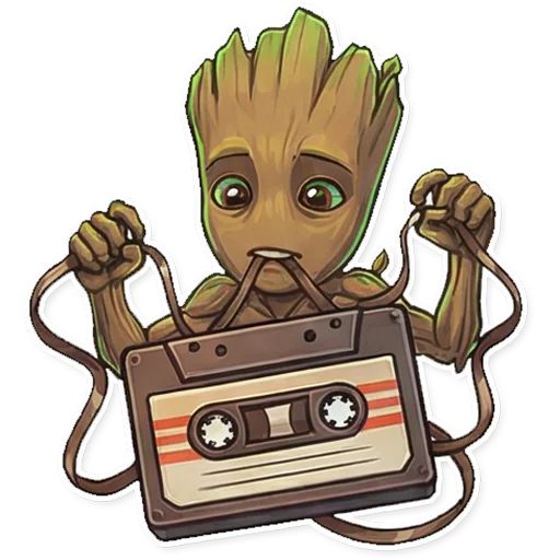 🎧 Стикер «Groot» для Telegram