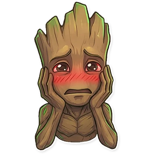🤗 Стикер «Groot» для Telegram