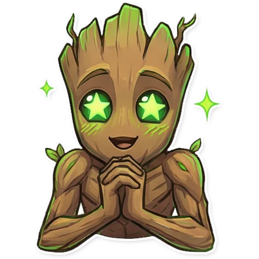 🤩 Стикер «Groot» для Telegram