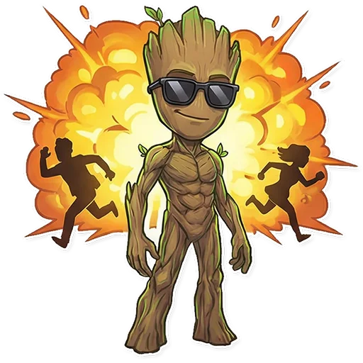 😎 Стикер «Groot» для Telegram