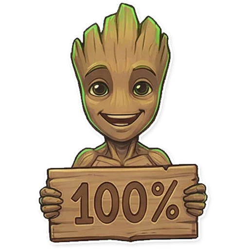 💯 Стикер «Groot» для Telegram
