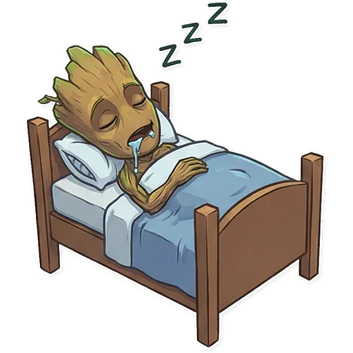 😴 Стикер «Groot» для Telegram