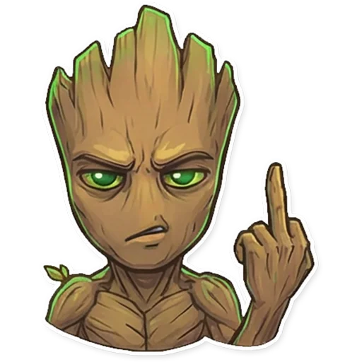 🖕 Стикер «Groot» для Telegram