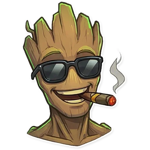 🥸 Стикер «Groot» для Telegram