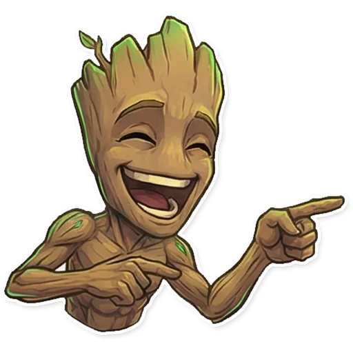 😂 Стикер «Groot» для Telegram