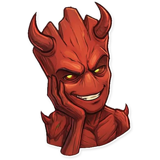 😈 Стикер «Groot» для Telegram