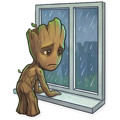 🚿 Стикер «Groot» для Telegram