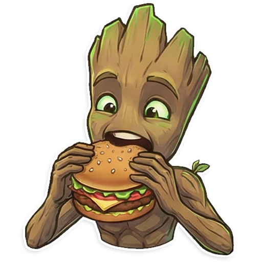 🍗 Стикер «Groot» для Telegram