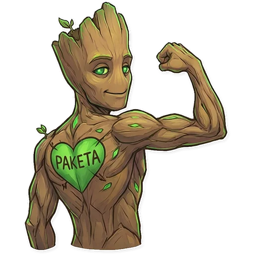 💪 Стикер «Groot» для Telegram