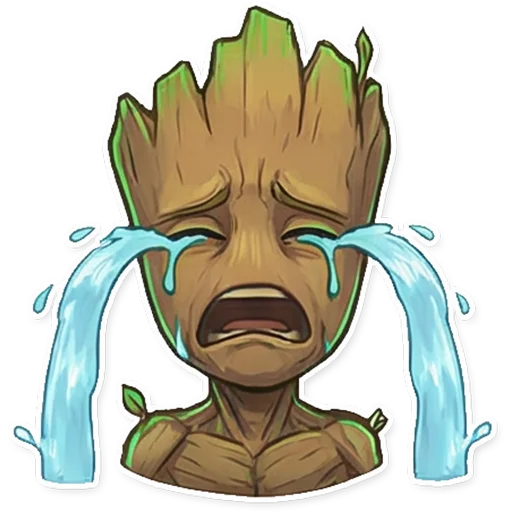 😢 Стикер «Groot» для Telegram