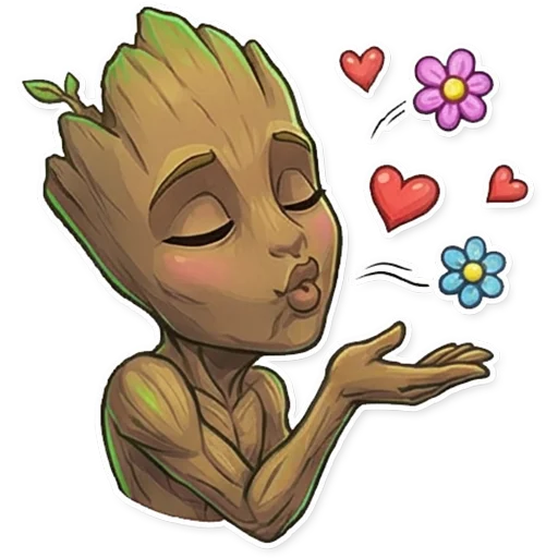 🫦 Стикер «Groot» для Telegram