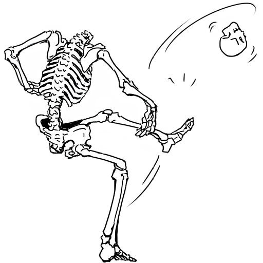 😂 Стикер «Груда костей ч.1» для Telegram