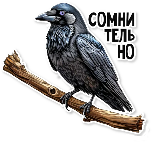 🧐 Стикер «Кижские граглз» для Telegram