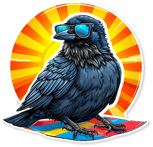 ☀️ Стикер «Кижские граглз» для Telegram