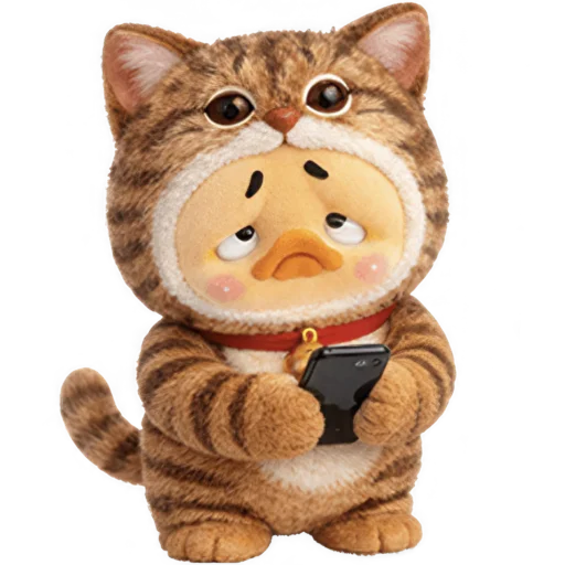 🙄 Стикер «Утенок котенок» для Telegram
