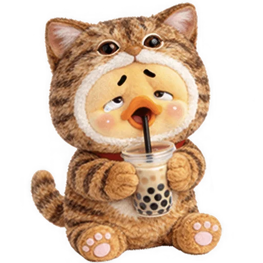 🧋 Стикер «Утенок котенок» для Telegram