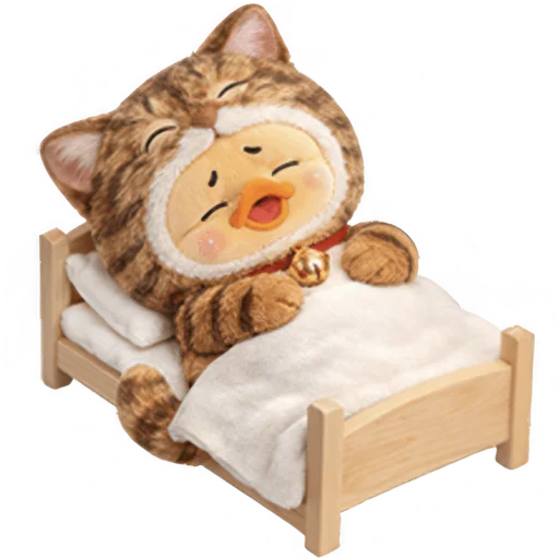 😴 Стикер «Утенок котенок» для Telegram