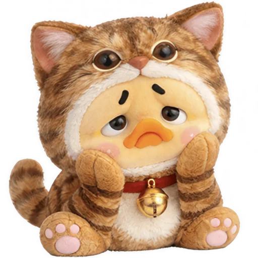 Стикерпак Утенок котенок для Telegram