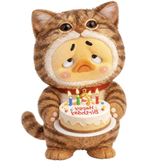 🎂 Стикер «Утенок котенок» для Telegram