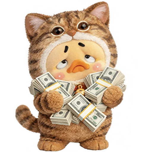 💸 Стикер «Утенок котенок» для Telegram